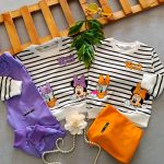 Girls' blouse and pants suitable for ages 1 to 5 years