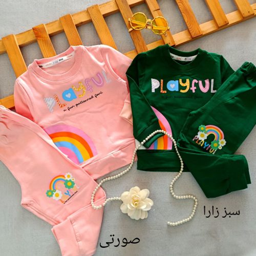 Girls' blouse and pants suitable for ages 1 to 5 years