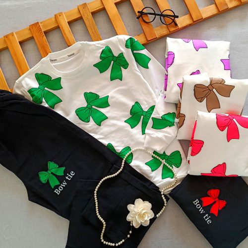 Girls' blouse and pants suitable for ages 10 to 14 years