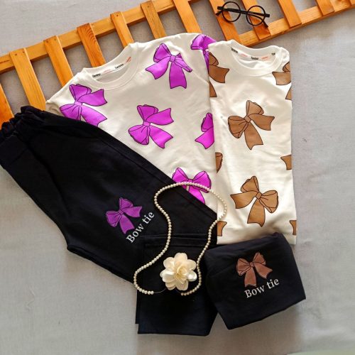 Girls' blouse and pants suitable for ages 10 to 14 years