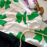 Girls' blouse and pants suitable for ages 10 to 14 years