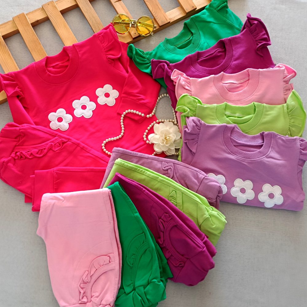 Girls' blouse and pants suitable for ages 2 to 5 years (1)
