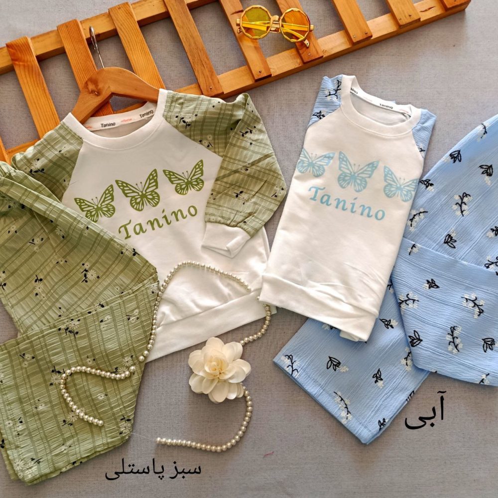 Girls' blouse and pants suitable for ages 2 to 5 years