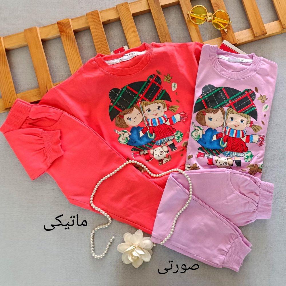 Girls' blouse and pants suitable for ages 2 to 5 years