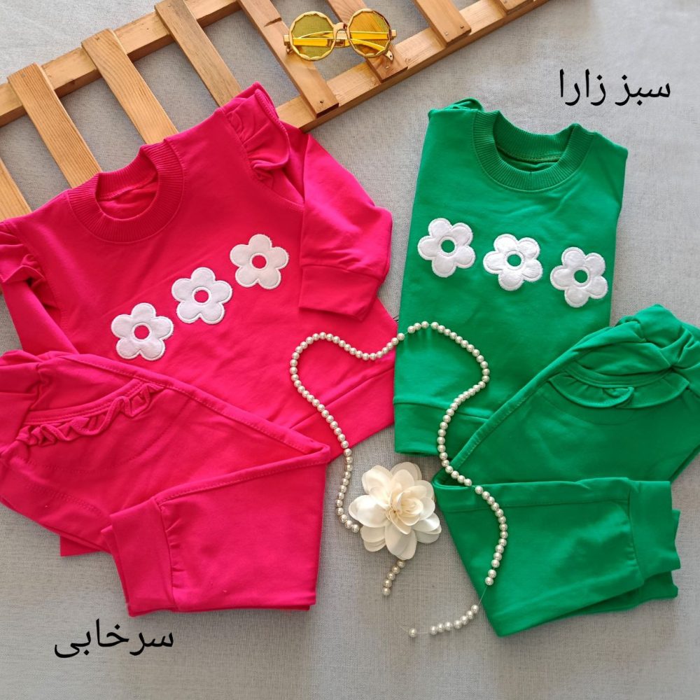 Girls' blouse and pants suitable for ages 2 to 5 years