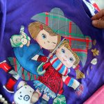 Girls' blouse and pants suitable for ages 2 to 5 years