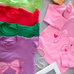 Girls' blouse and pants suitable for ages 2 to 5 years