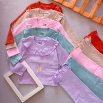Girls' blouse and pants suitable for ages 2 to 7 years