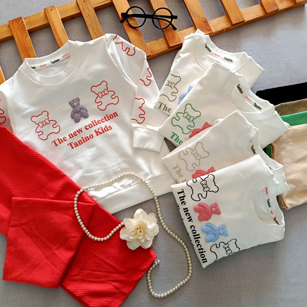 Girls' blouse and pants suitable for ages 2 to 9 years