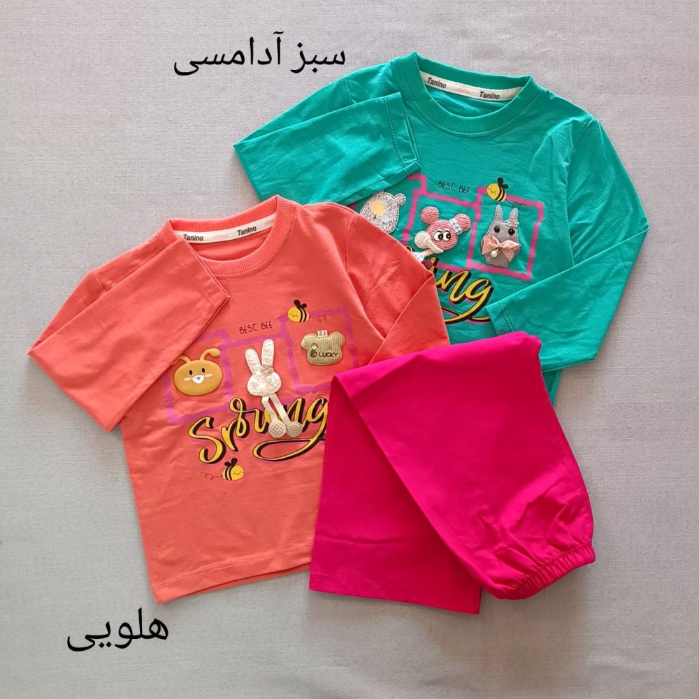 Girls' blouse and pants suitable for ages 2 to 9 years