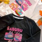 Girls' blouse and pants suitable for ages 2 to 9 years