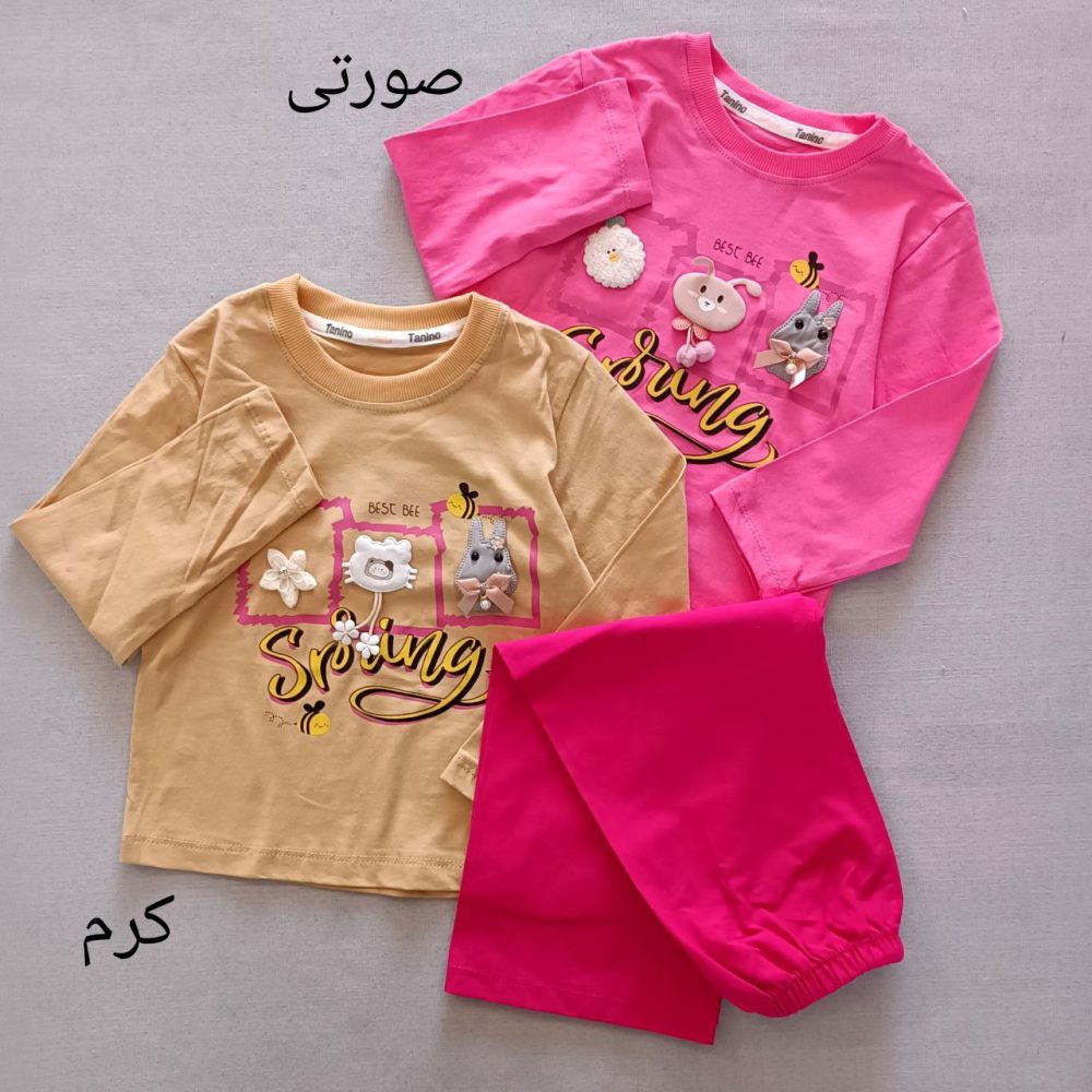 Girls' blouse and pants suitable for ages 2 to 9 years