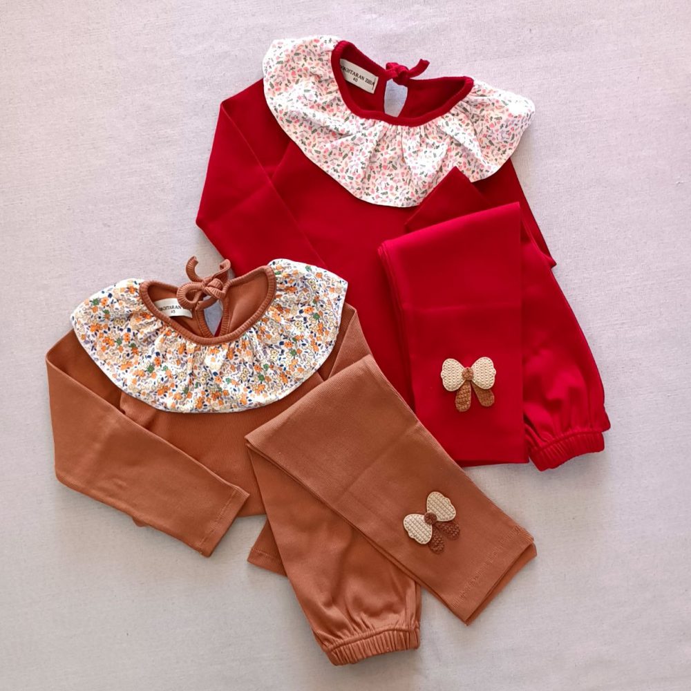 Girls' blouse and pants suitable for ages 2 to 9 years (4) Girls' blouse and pants suitable for ages 2 to 9 years