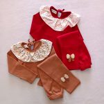 Girls' blouse and pants suitable for ages 2 to 9 years