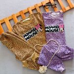 Girls' blouse and pants suitable for ages 3 to 10 years