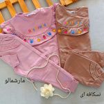 Girls' blouse and pants suitable for ages 3 to 5 years