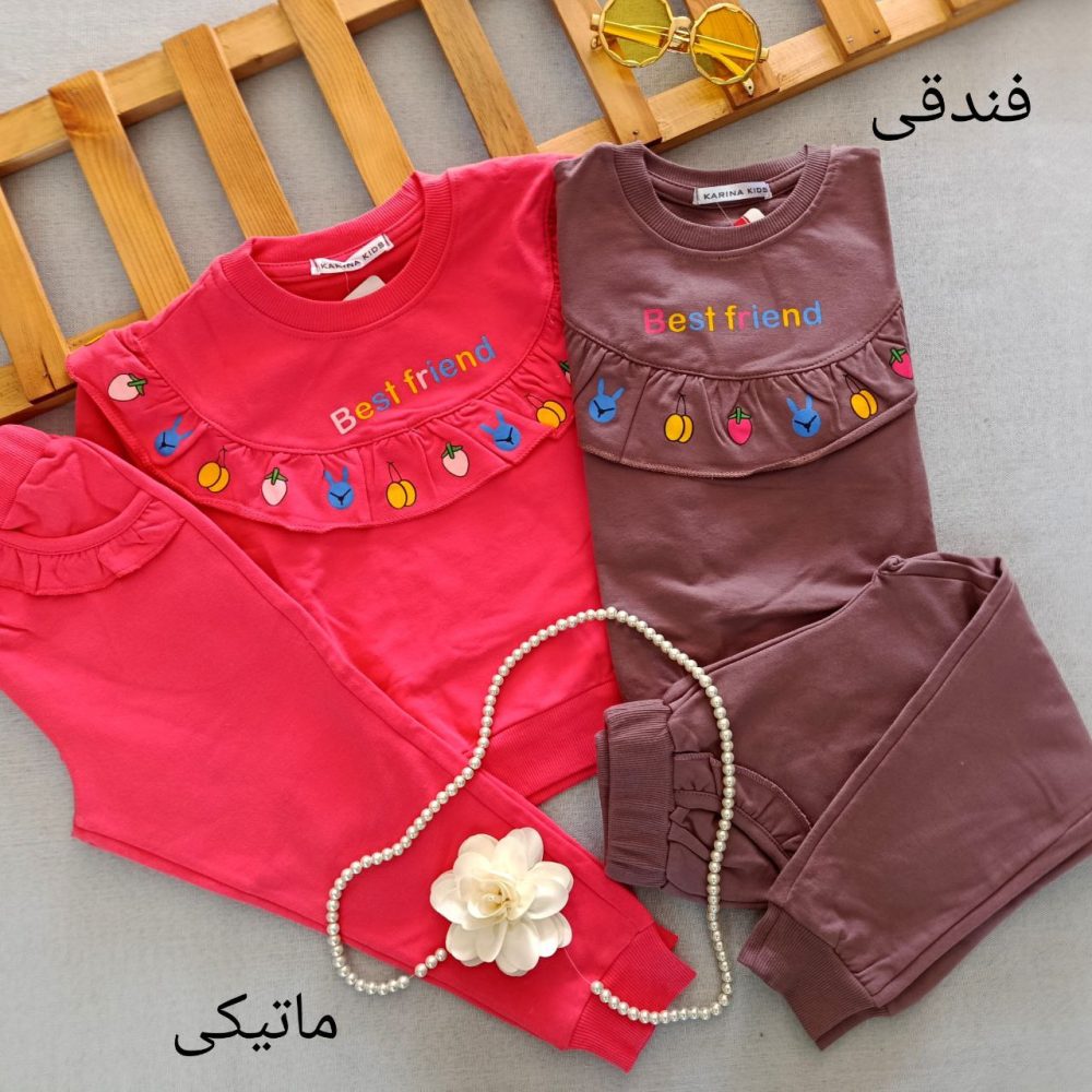 Girls' blouse and pants suitable for ages 3 to 5 years