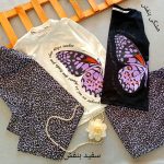 Girls' blouse and pants suitable for ages 5 to 9 years