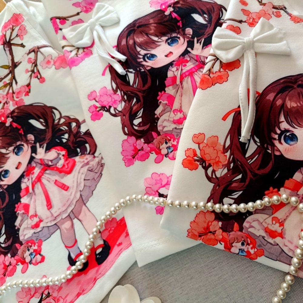 Girls' blouse suitable for ages 2 to 9 years