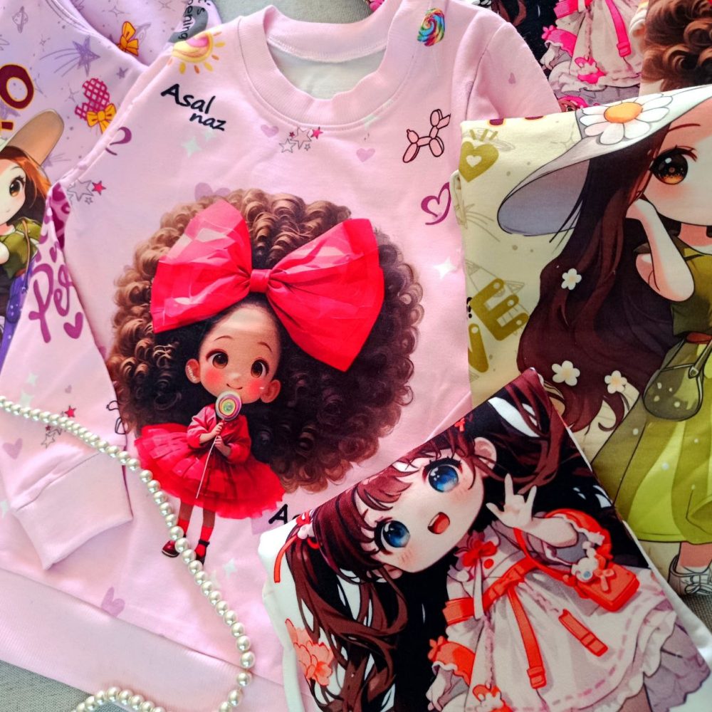Girls' blouse suitable for ages 2 to 9 years