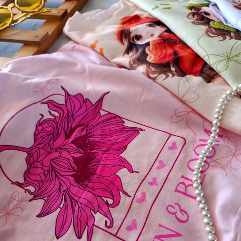 Girls' blouse suitable for ages 2 to 9 years