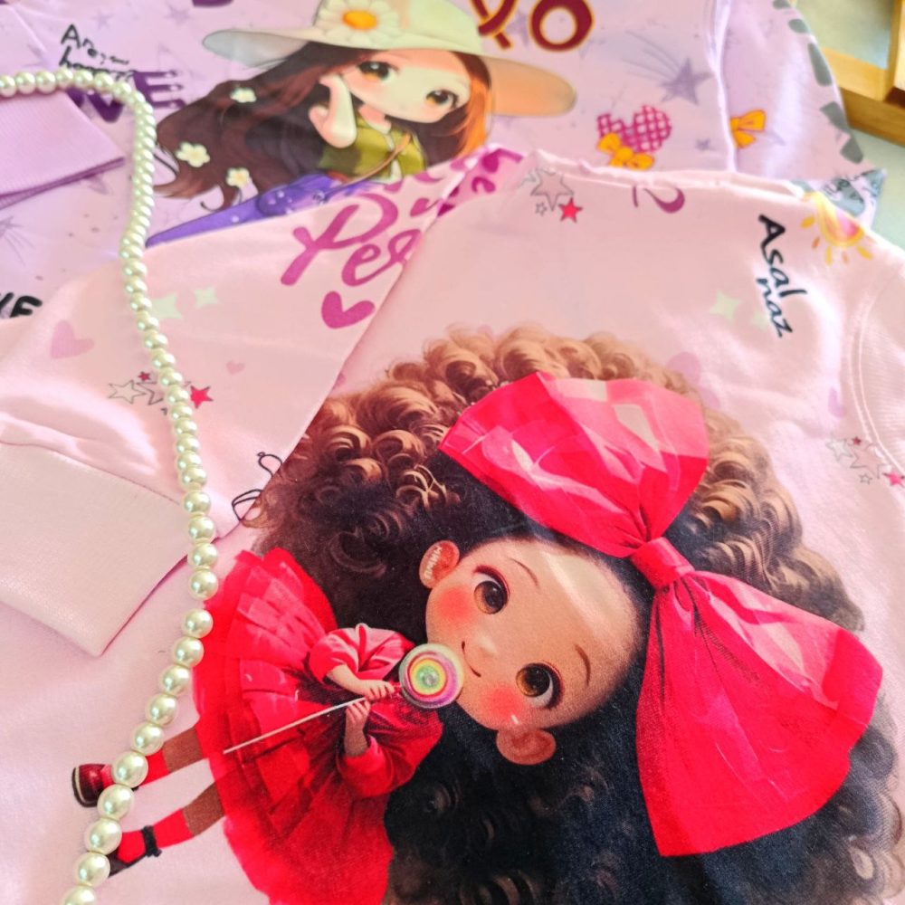 Girls' blouse suitable for ages 2 to 9 years