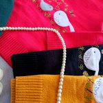 Girls' knitted blouse suitable for ages 1 to 10 years