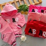 Girls' sweatshirt and pants, suitable for ages 2 to 7 years old