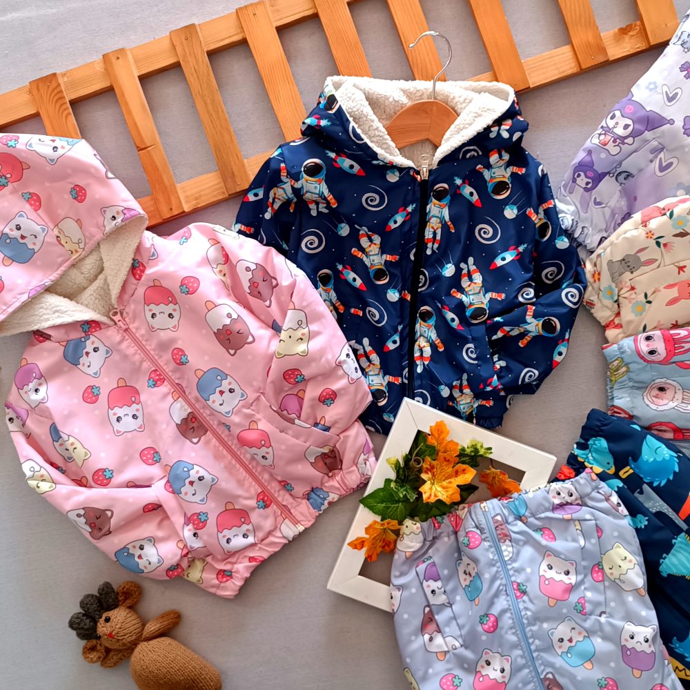 Jackets for girls and boys, suitable for ages 2 to 10 years (1)