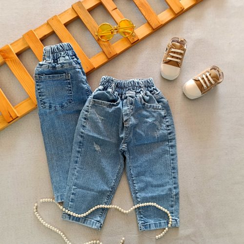 Jeans for girls and boys, suitable for ages 1 to 7 years old