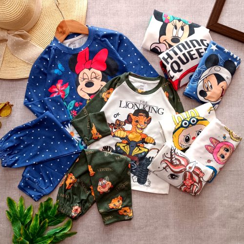 Blouses and pants for girls and boys from 2 years to 7 years old