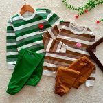 Blouses and pants for girls and boys from ages 4 to 7 years old