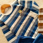 Blouses and pants for girls and boys from ages 4 to 7 years old