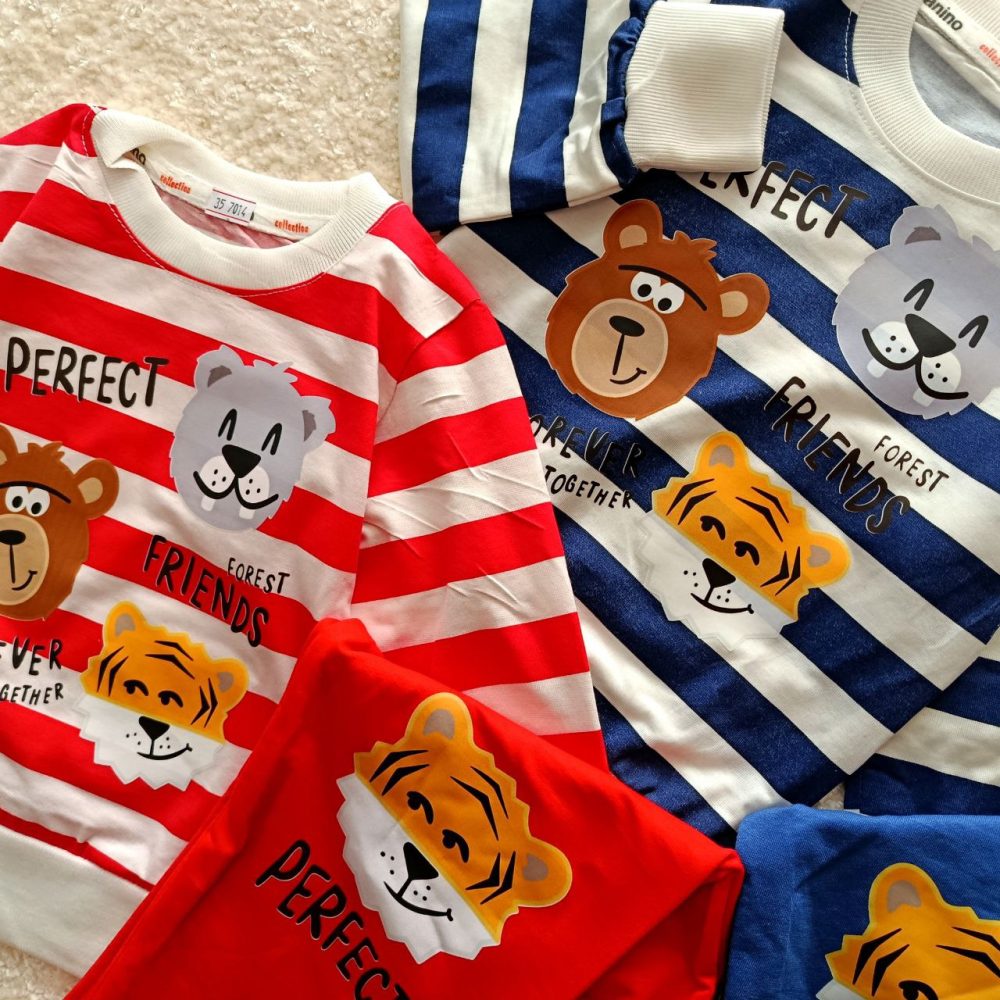 Blouses and pants for girls and boys from sizes 1 year to 5 years