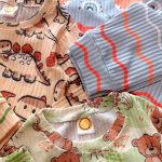 Blouses and pants for girls and boys from sizes 35 to 55