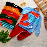 Boys' blouses and pants, suitable for sizes 45 and 50