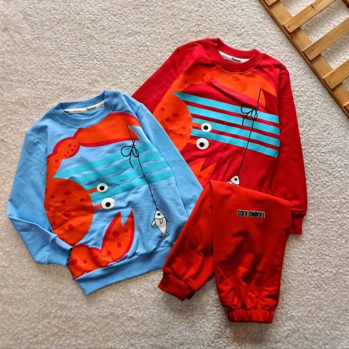 Boys' blouses and pants, suitable for sizes 45 and 50