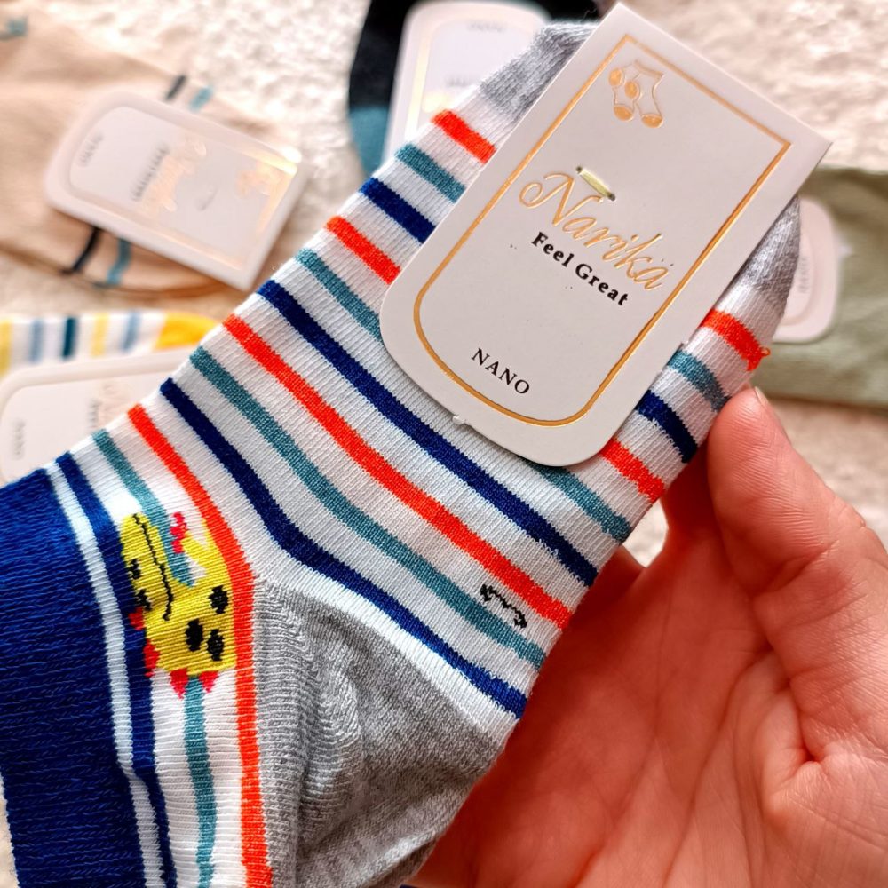 Children's socks for girls and boys, suitable for ages 1 to 7 years old