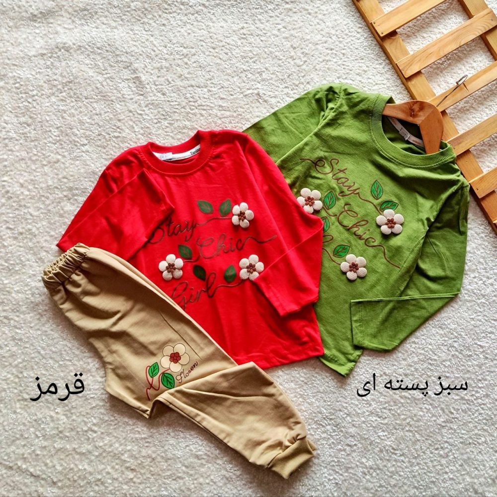 Girls' blouse and pants suitable for ages 4 to 7 years