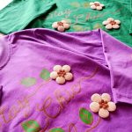 Girls' blouse and pants suitable for ages 4 to 7 years