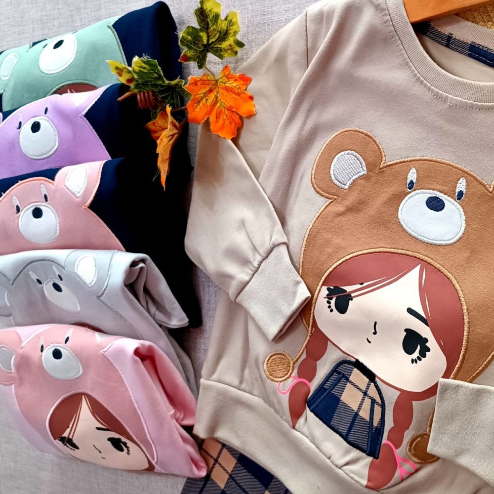 Girls' blouses and pants from 1 year to 9 years old