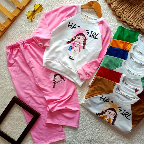 Girls' blouses and pants from age 4 to 7 years
