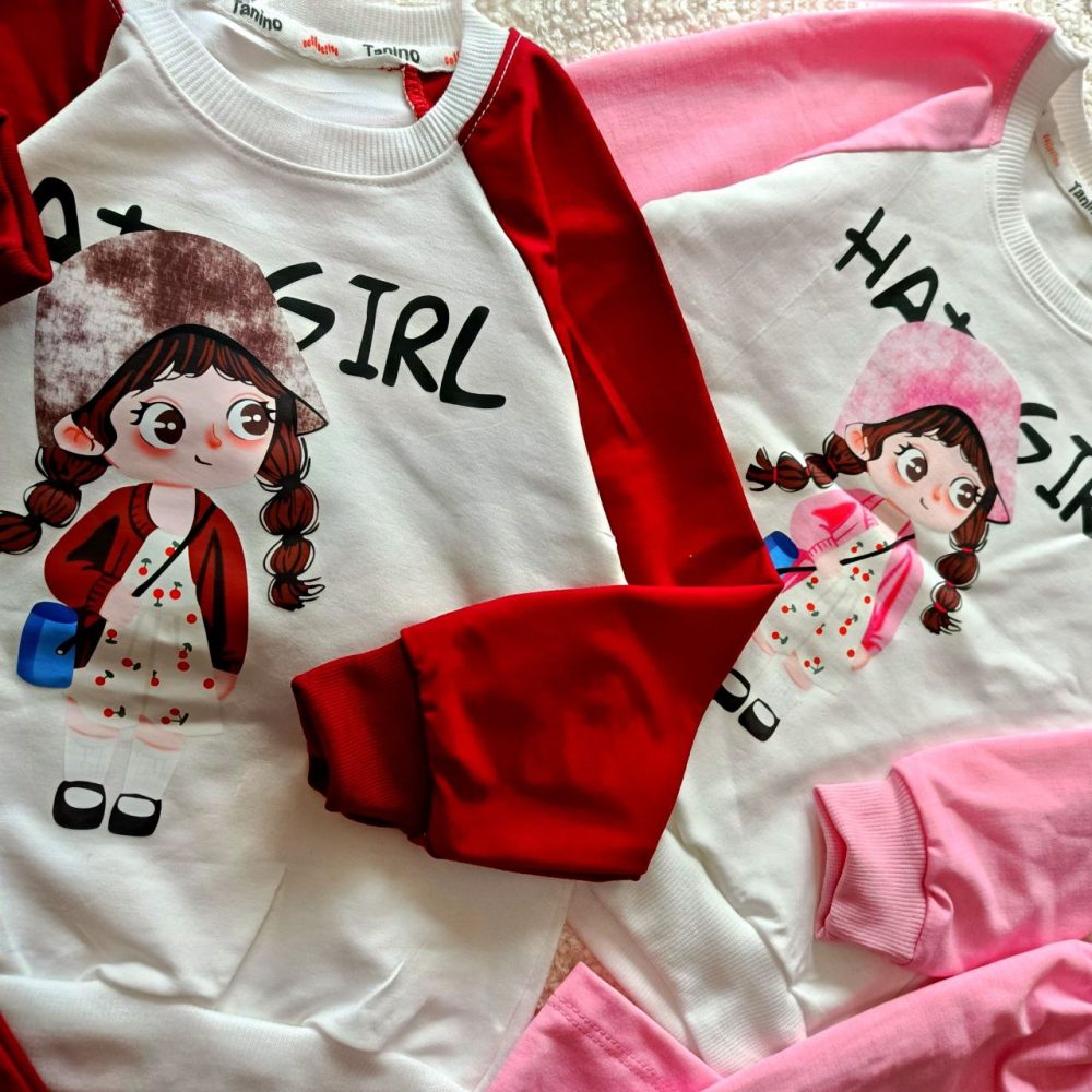 Girls' blouses and pants from age 4 to 7 years