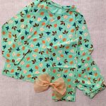 Girls' blouses and pants from age 4 to 9 years