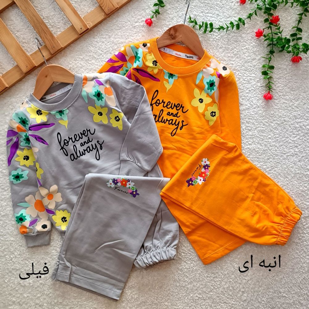 Girls' blouses and pants from size 40 to size 55