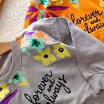 Girls' blouses and pants from size 40 to size 55