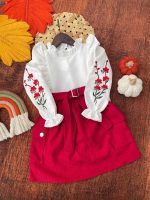 Girls' blouses and skirts suitable for ages 3 to 9 years old