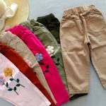 Girls' pants suitable for ages 3 to 7 years