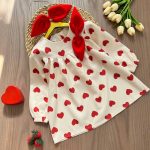 Girls' shirt suitable for ages 3 to 7 years