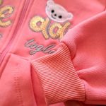 Girls' sweatshirt and pants suitable for ages 1 to 8 years
